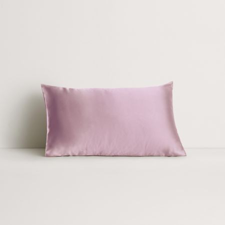 Lanham Silk Pillowcase in Lavender Pink