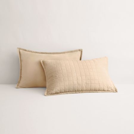 Reilly Pillow Sham in natural